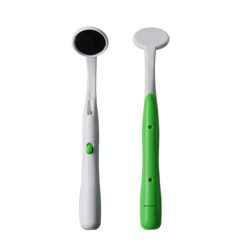 1Pcs Dentistry Filling Material Kit Intraoral Mirrors Dental Mirror with Led Lights Microscope Internal Speculum Checking Mirror