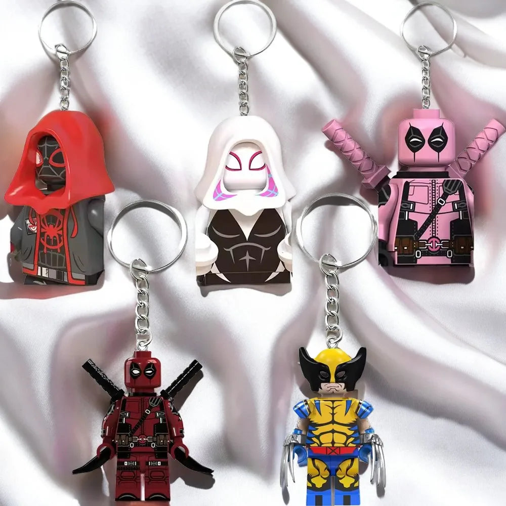 Deadpool & Wolverine Keychains for Your Bag or Keys.