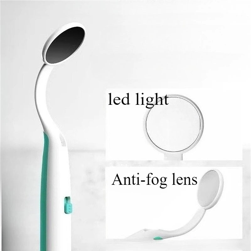 1Pcs Dentistry Filling Material Kit Intraoral Mirrors Dental Mirror with Led Lights Microscope Internal Speculum Checking Mirror
