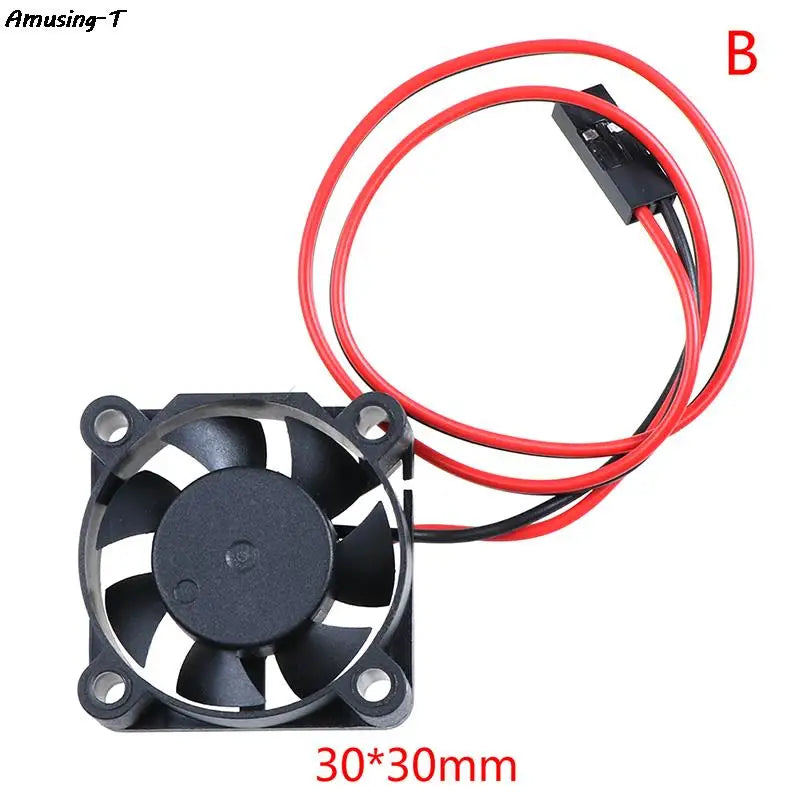 1 Pc 5V -7V 150A DC Cooling Fan For RC Model Motor ESC 25mm/30mm/40mm Power Transfer