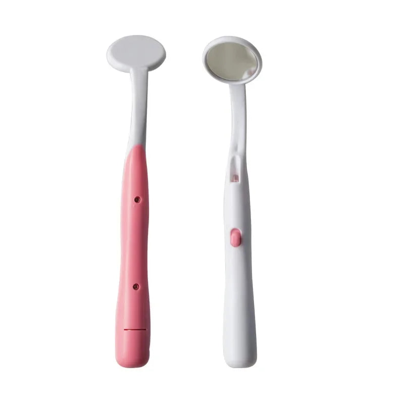 1Pcs Dentistry Filling Material Kit Intraoral Mirrors Dental Mirror with Led Lights Microscope Internal Speculum Checking Mirror