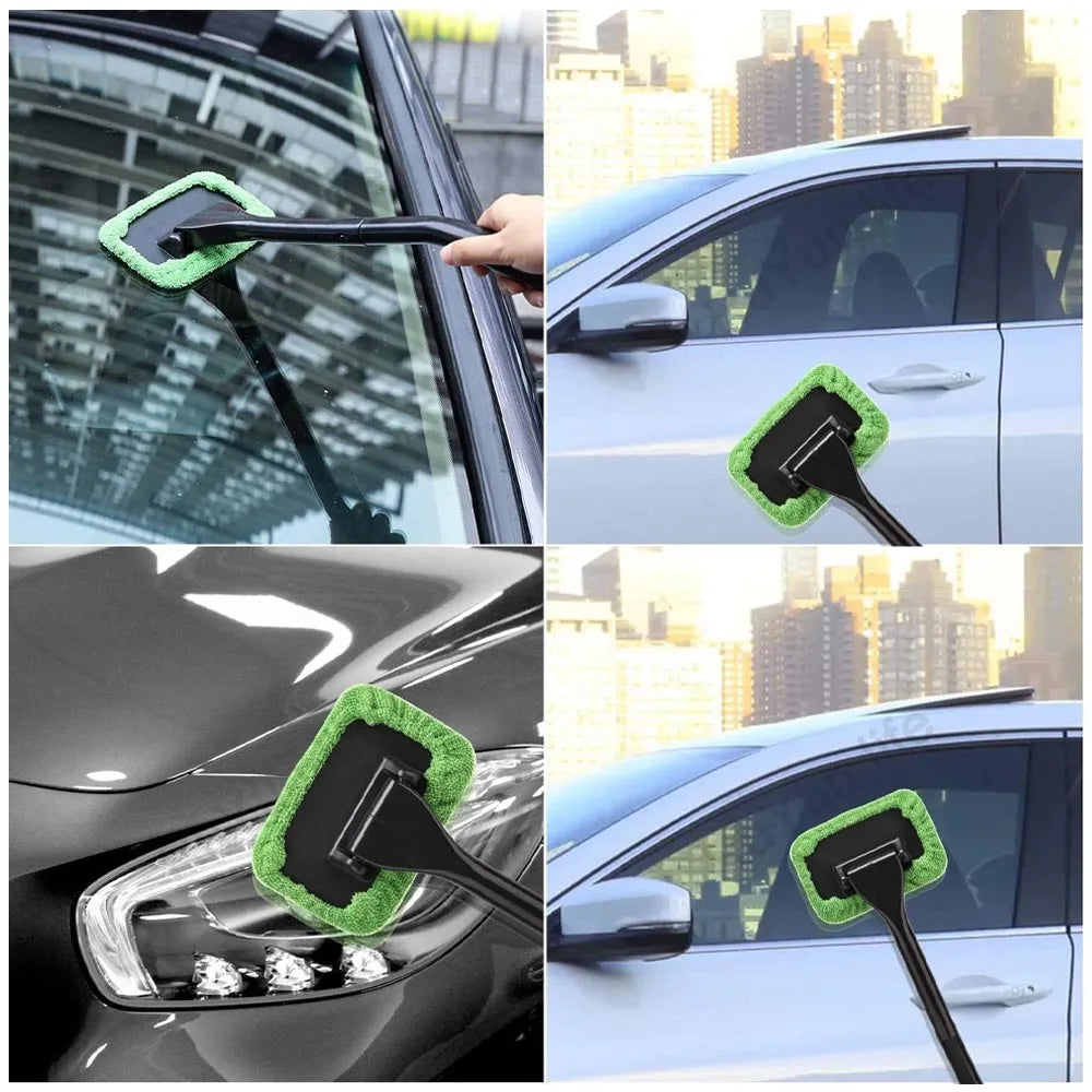 Car Window Cleaning Brush. Clarity You Can See and Feel