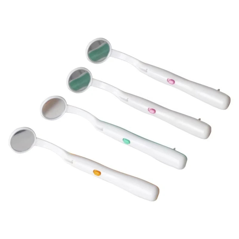 1Pcs Dentistry Filling Material Kit Intraoral Mirrors Dental Mirror with Led Lights Microscope Internal Speculum Checking Mirror