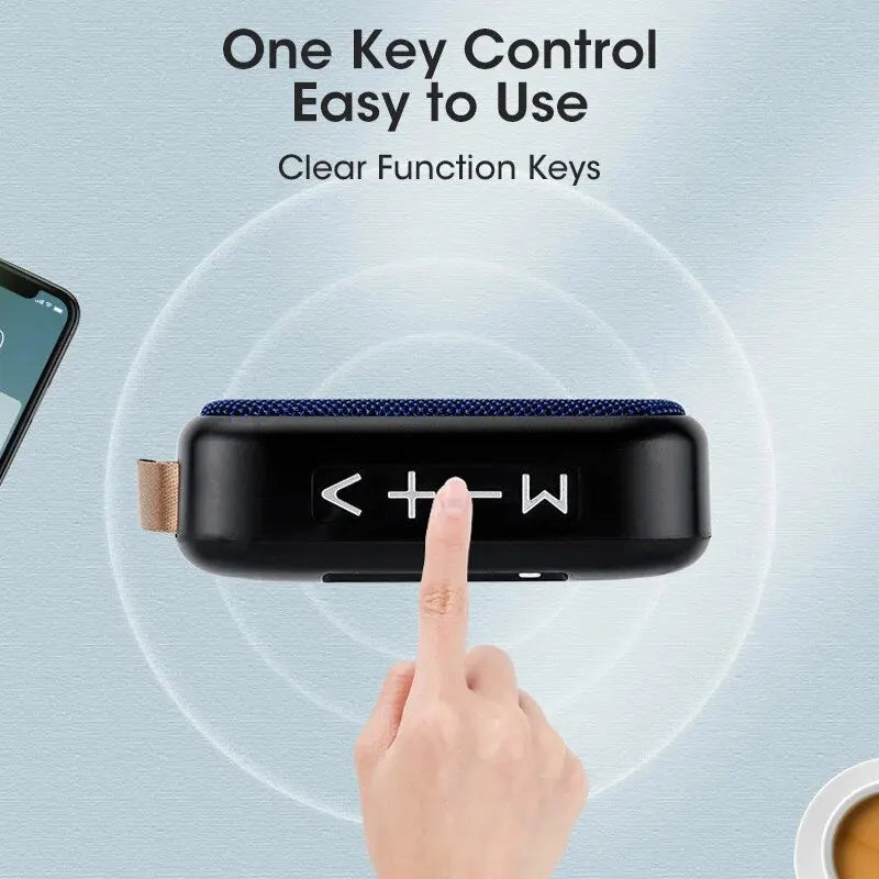 New Wireless  Speaker Outdoor Portable Subwoofer Mini Speaker Home Cloth Card Speaker